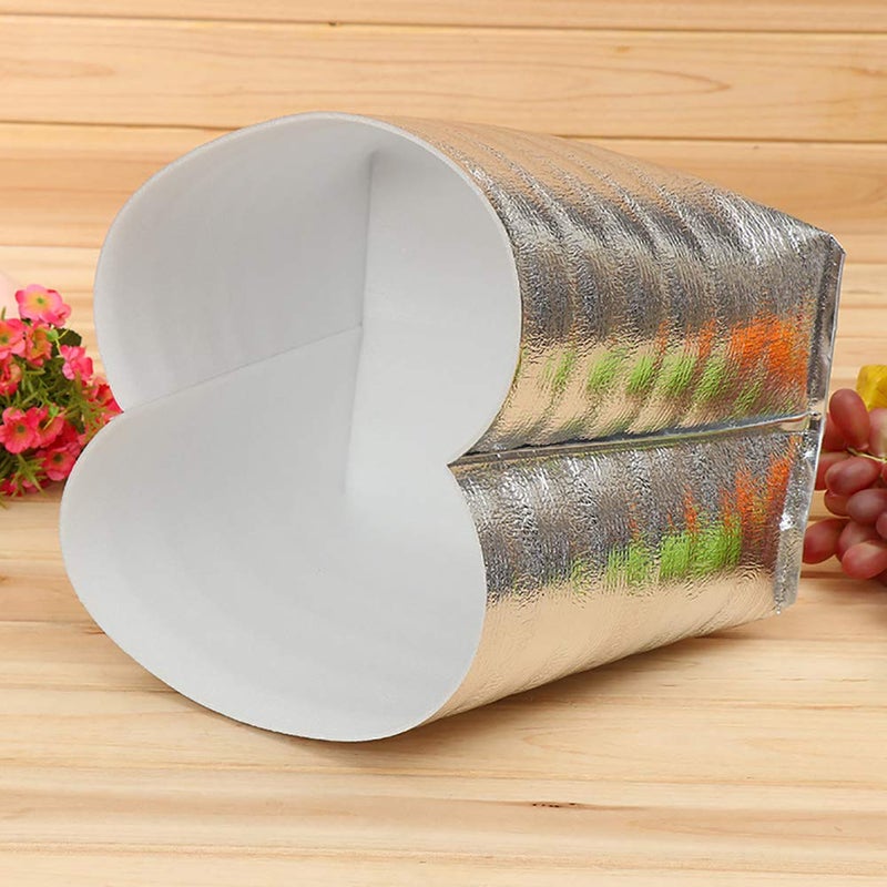 Bevisun حقائب حرارية معزولة قابلة لإعادة الاستخدام من بيفيسون 13" × 8.5" × 12" بطانة حقيبة معزولة من الفويل عبوة من 4 بطانات صناديق حرارية لحقيبة الغداء حقيبة تسوق عزل بطانة عازلة للماء حزمة عزل - Image 5